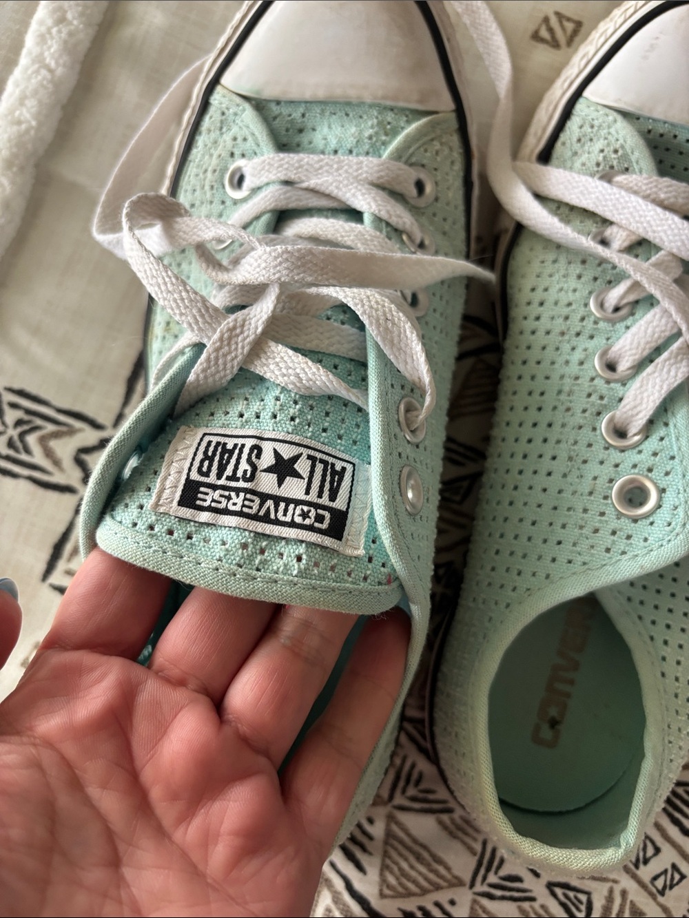 Converse Perforated Low Top Sneakers - Picture 5 of 9